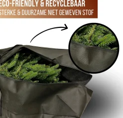 Excellent Trees Kerstspullen Opbergers^® Grote Kerstboom Opbergtas Met Rits - 120X33X48 Cm