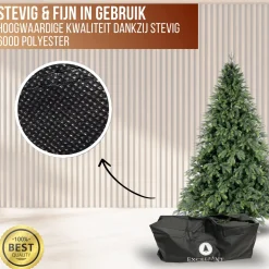 Excellent Trees Kerstspullen Opbergers^® Grote Kerstboom Opbergtas Met Rits - 120X33X48 Cm