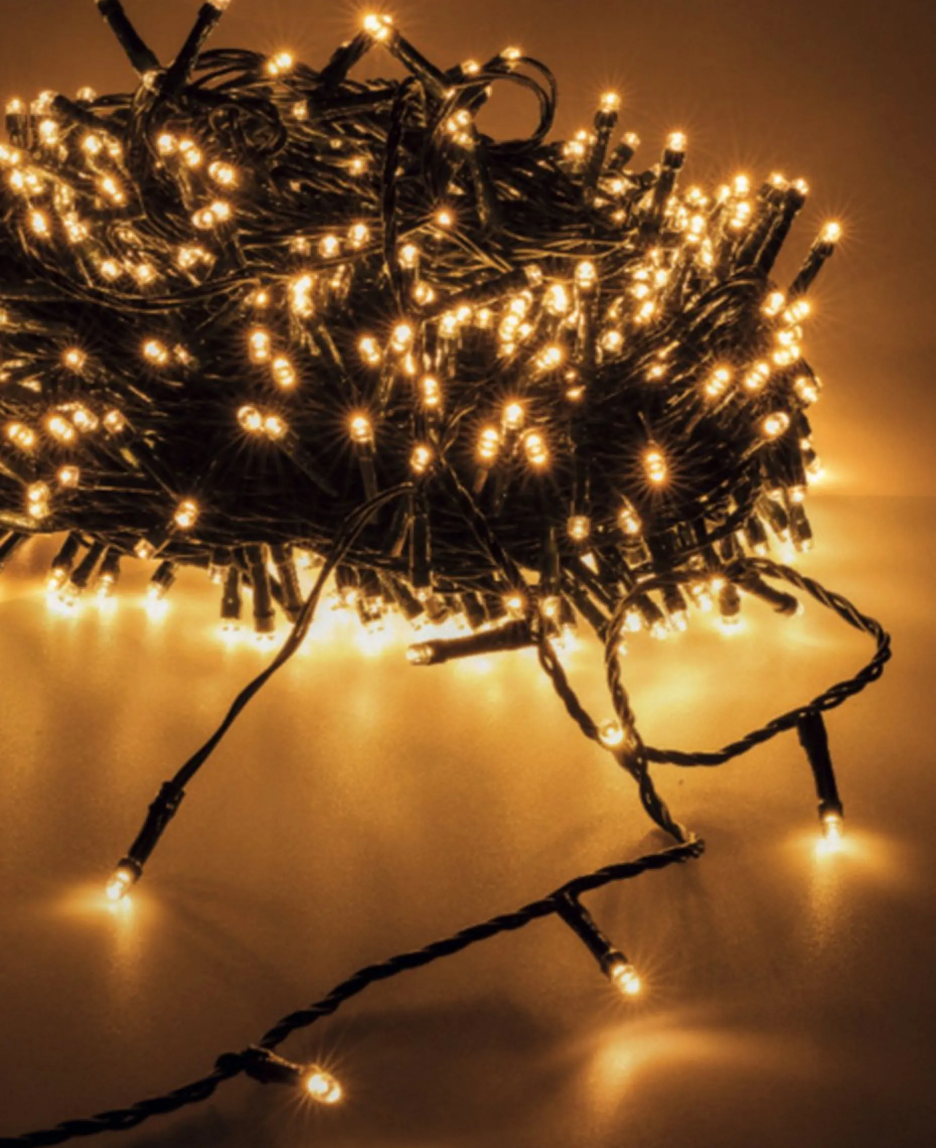 Fedec Kerstboomverlichting^ 500 Leds Kerstverlichting Binnen En Buiten- 15 Meter - Clusterverlichting - Warm Wit