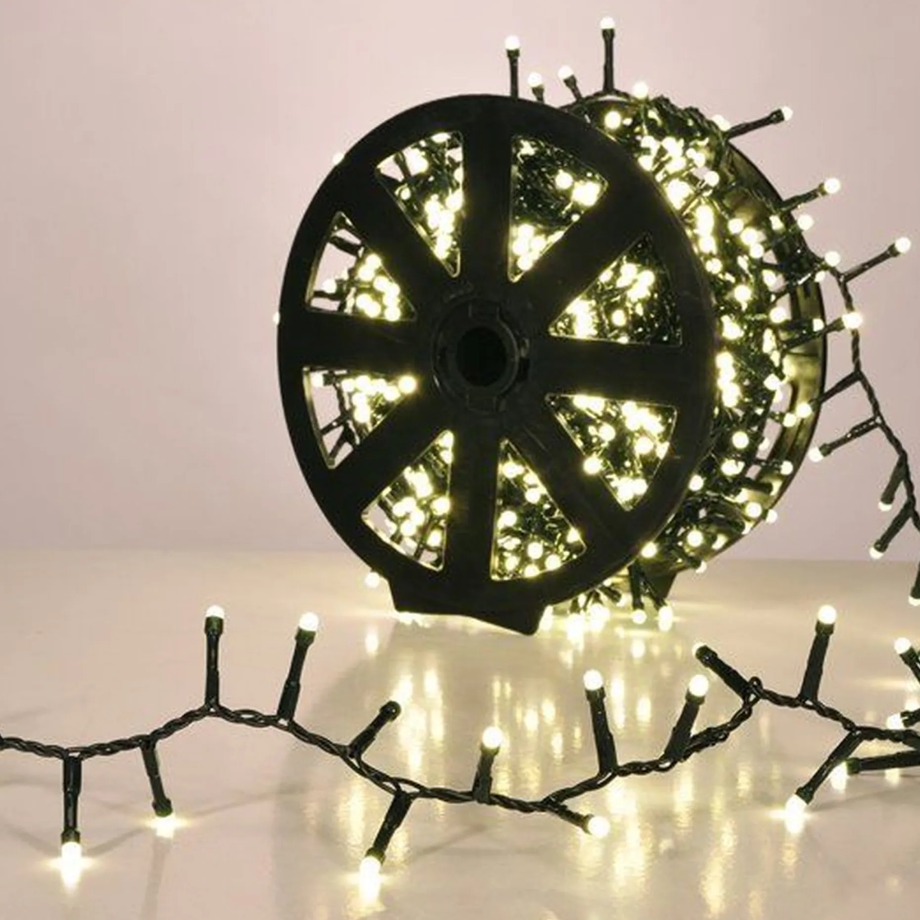 Fedec Kerstboomverlichting^ 500 Leds Kerstverlichting Binnen En Buiten- 15 Meter - Clusterverlichting - Warm Wit