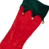 Feeric lights u0026 Christmas Feeric Christmas Decoratie Kerstsok - Elf Laars - H45 Cm - Rood - Vilt Outlet