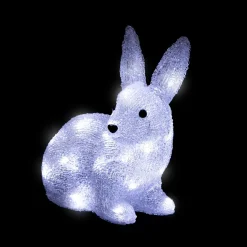 Feeric lights u0026 Christmas Verlichte Kerstfiguren^Feeric Lights And Christmas Konijn Met Licht - 26 Cm - 30 Led Lampjes