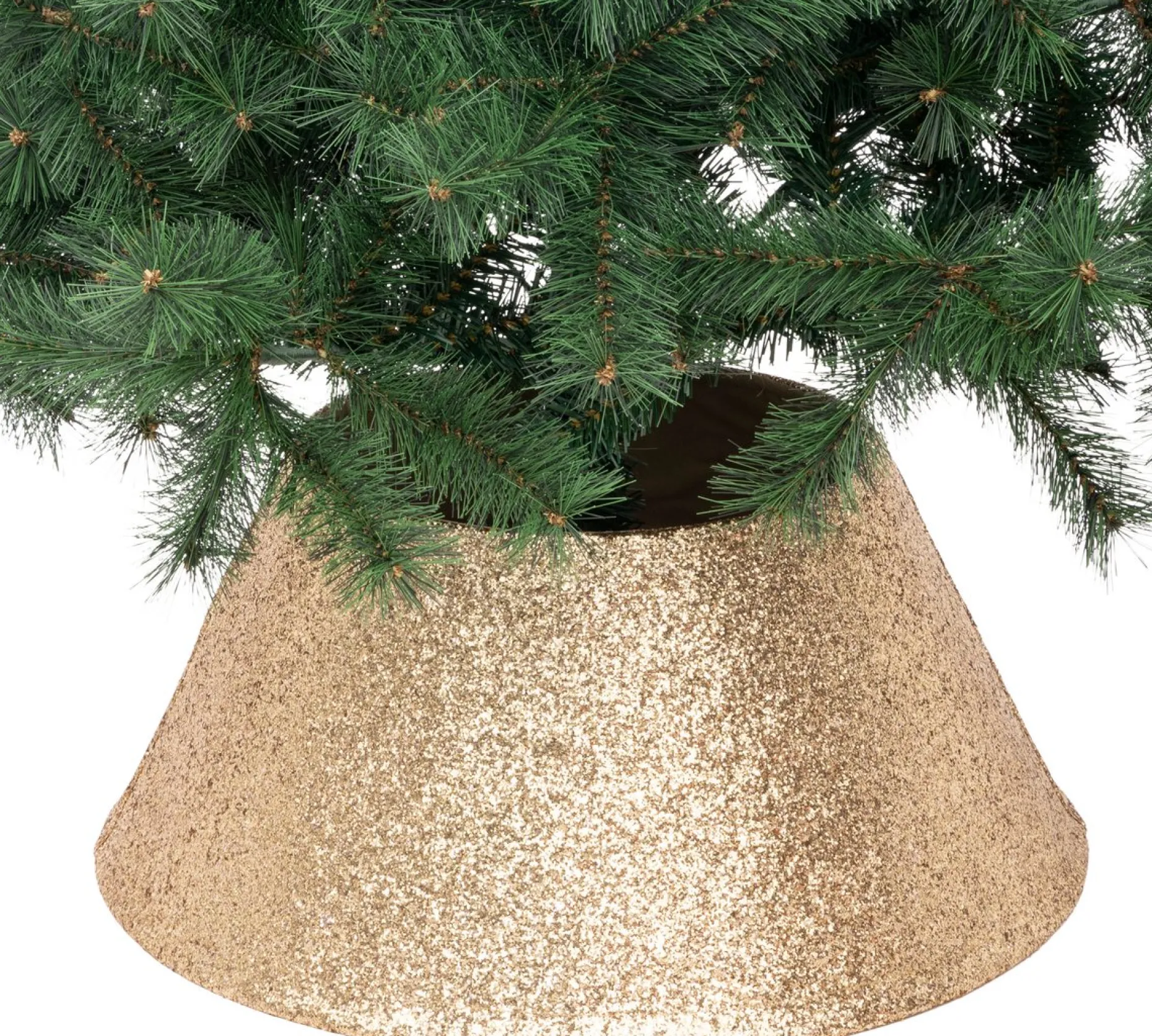 Feeric lights u0026 Christmas Kerstboomstandaarden^Feeric Lights And Christmas Kerstboomrok Goud - 56 Cm- Voor Boom 180Cm