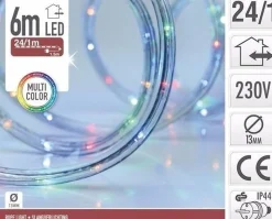 Merkloos Lichtslangen^Feestverlichting Lichtslang Gekleurd Buiten 6 Meter - Gekleurde Verlichting Lichtslang