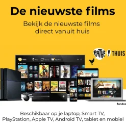 Bondoo Kerstpakketten^Filmpakket Xl - Pathe Thuis - Cadeaupakket Met Film Voucher - Brievenbus - Kerstcadeau