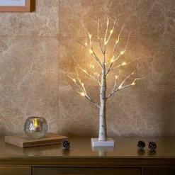 FLOOQ Verlichte Kerstfiguren^ - Led Boom - Kerstverlichting Binnen - Kerst Decoratie - Kerstversiering - Tafellamp - Nachtlampje Volwassenen - Warm Wit Licht