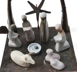 Floz Design Floz Kerststal Metaal En Steen - Duurzame Kerststal - Gerecycled Metaal - Fairtrade Uit Zimbabwe Best Sale