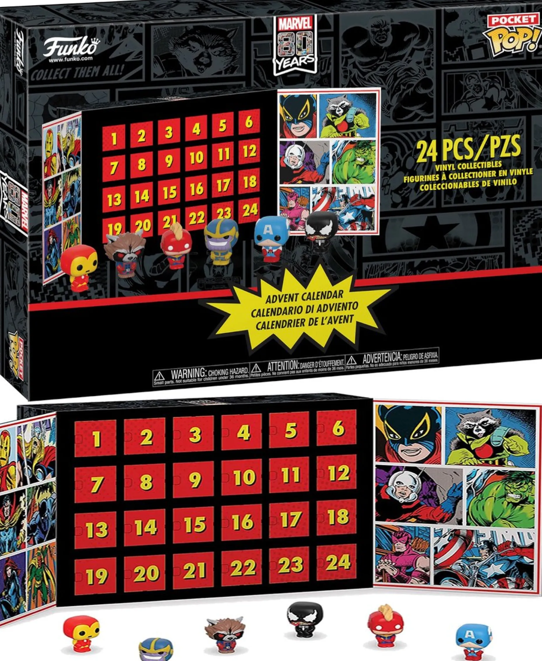 Funko Adventskalenders^ Pocket Pop! - Marvel Avengers Adventkalender- 24 Stuks