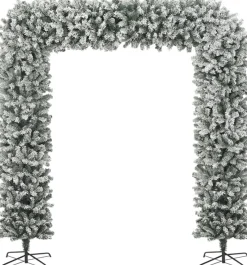 Furniture Limited - Kerstboog Met Sneeuwvlokken 240 Cm Hot