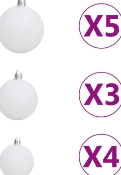 Furniture Limited - Kerstboom Met Led's, Kerstballen En Sneeuw Smal 120 Cm Groen Hot
