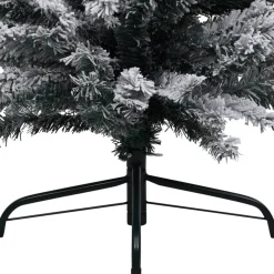 Furniture Limited - Kerstboom Met Led's, Kerstballen En Sneeuw Smal 120 Cm Groen Hot