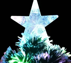 Furniture Limited - Kerstboom Met Led's 64 Cm Glasvezel Groen En Wit Clearance