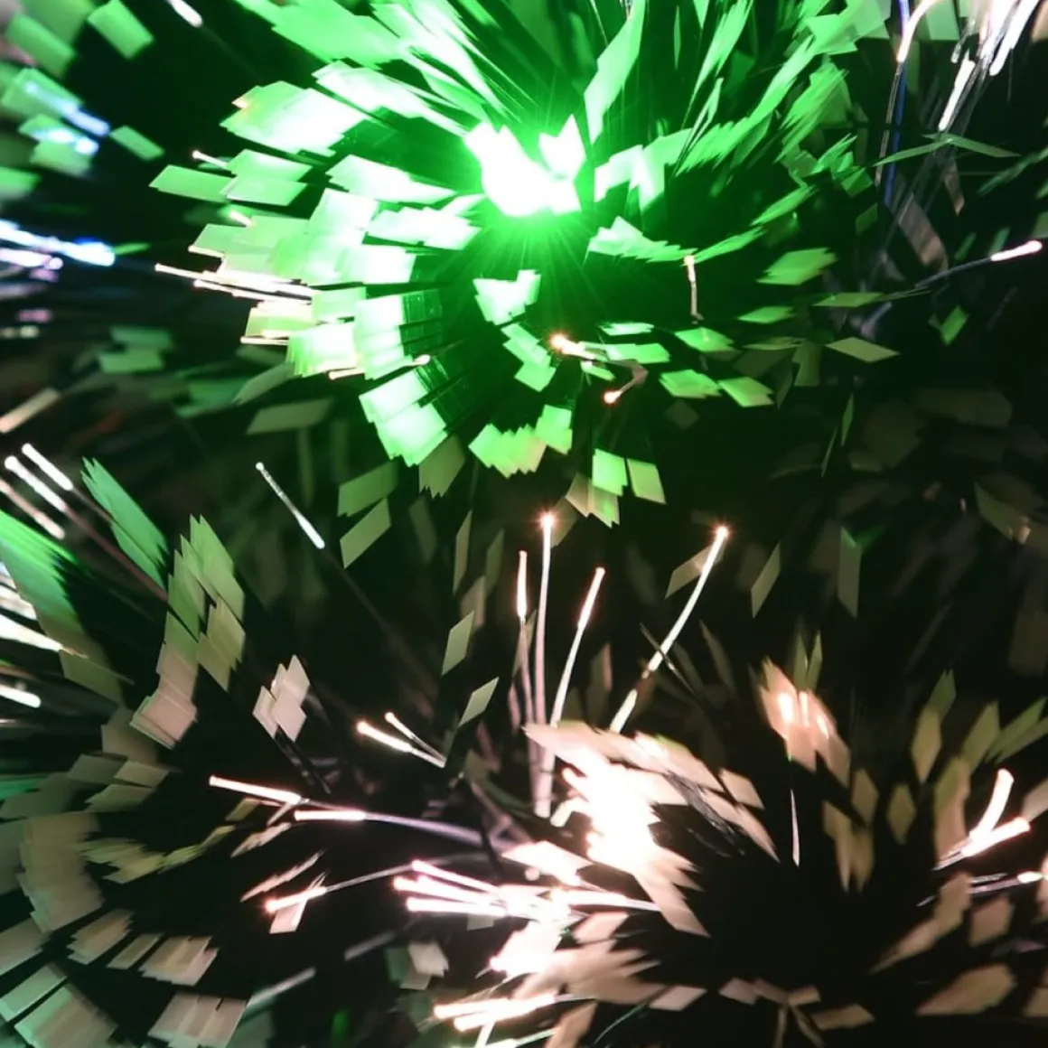 Furniture Limited - Kerstboom Met Led's 64 Cm Glasvezel Groen En Wit Clearance