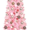Furniture Limited - Kerstboom Met Led's En Kerstballen Smal 240 Cm Roze Shop