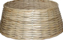 Gerim Kerstboomstandaarden^ Kerstboomrok/Kerstboommand - Naturel Gevlochten - D49 Cm En H18 Cm - Voor Kerstboom Van 150 Cm