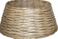 Gerim Kerstboomstandaarden^ Kerstboomrok/Kerstboommand - Naturel Gevlochten - D38 Cm En H16 Cm - Voor Kerstboom Van 120 Cm