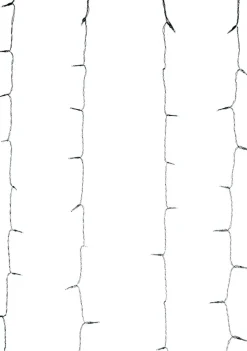 DecorativeLIghting Lichtgordijnen^Gordijnverlichting - 320Led - 100X200Cm - Warm Wit