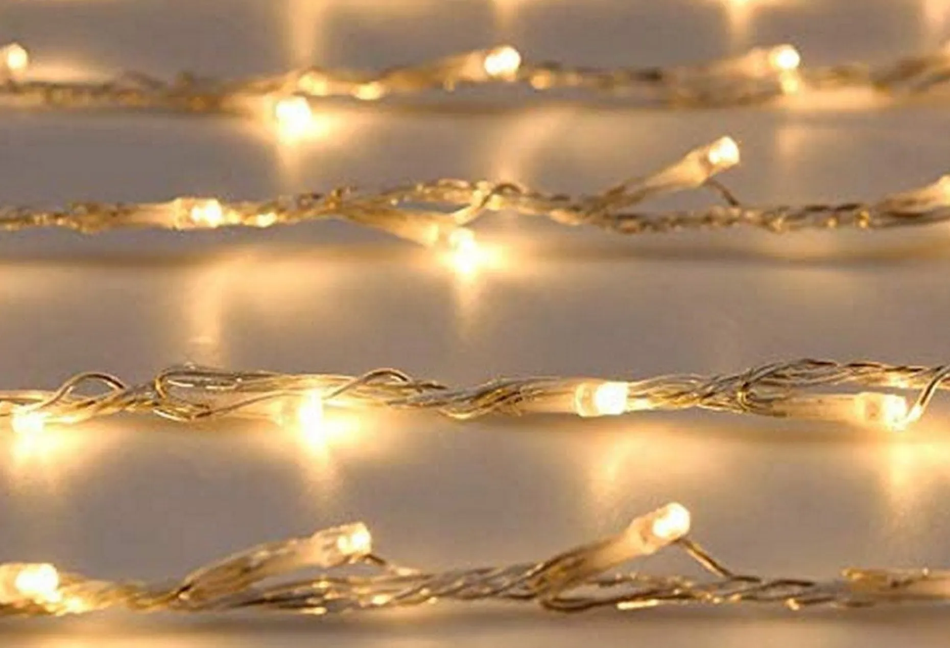 DecorativeLIghting Lichtgordijnen^Gordijnverlichting - 320Led - 100X200Cm - Warm Wit