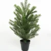 Everlands Kunstkerstbomen^Grandis Miniboom Pot H75Cm Groen