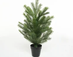 Everlands Kunstkerstbomen^Grandis Miniboom Pot H75Cm Groen
