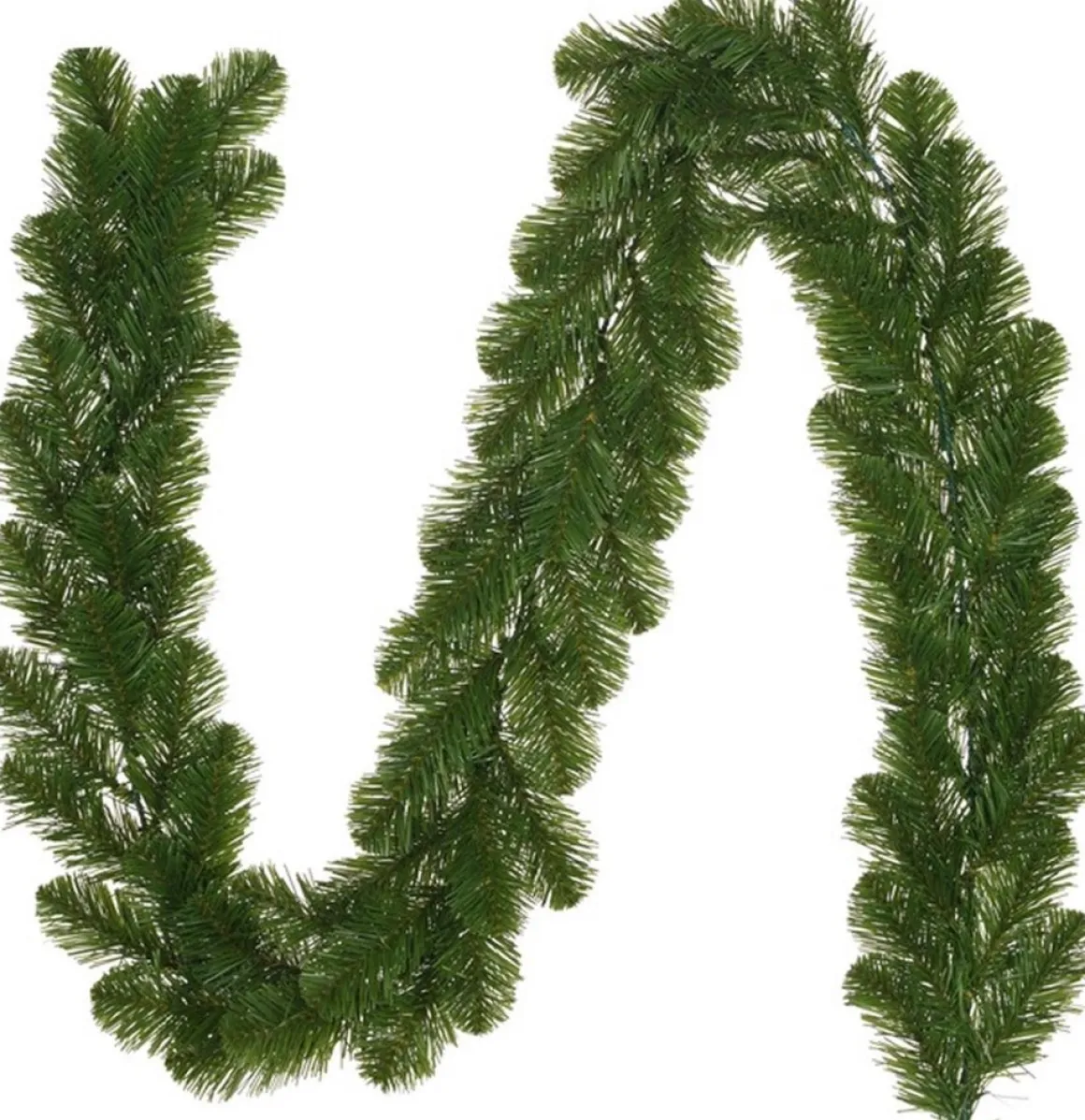 Merkloos Groene Dennenslinger / Dennen Takken Guirlande Kerstversiering 270 Cm - Kerstversieringen Cheap