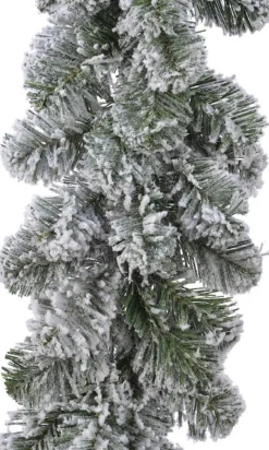 Merkloos Groene Dennenslingers - 270 X 25 Cm - Incl. Kerstverlichting Warm Wit 50 Lampjes Store