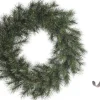 Decoris Groene Kerstkrans 60 Cm Malmo Met Ijzeren Hanger - Kerst Decoratie Kransen Van Dennentakken Discount