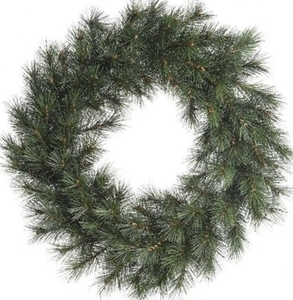Decoris Groene Kerstkrans 60 Cm Malmo Met Gouden Hanger - Kerstversiering/Kerstdecoratie Kransen Best Sale