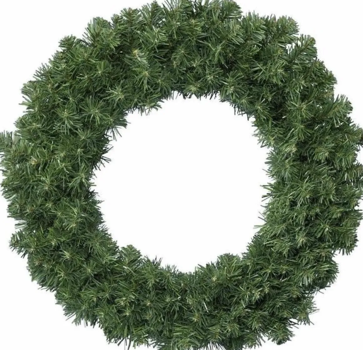 Decoris Groene Kerstkrans/Dennenkrans/Deurkrans 50 Cm Inclusief Warm Witte Verlichting Cheap