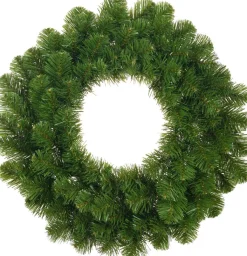 Black Box Groene Kerstkransen/Deurkransen 45 Cm - Kerstversiering/Kerstdecoratie Kransen/Voordeur Kransen Discount