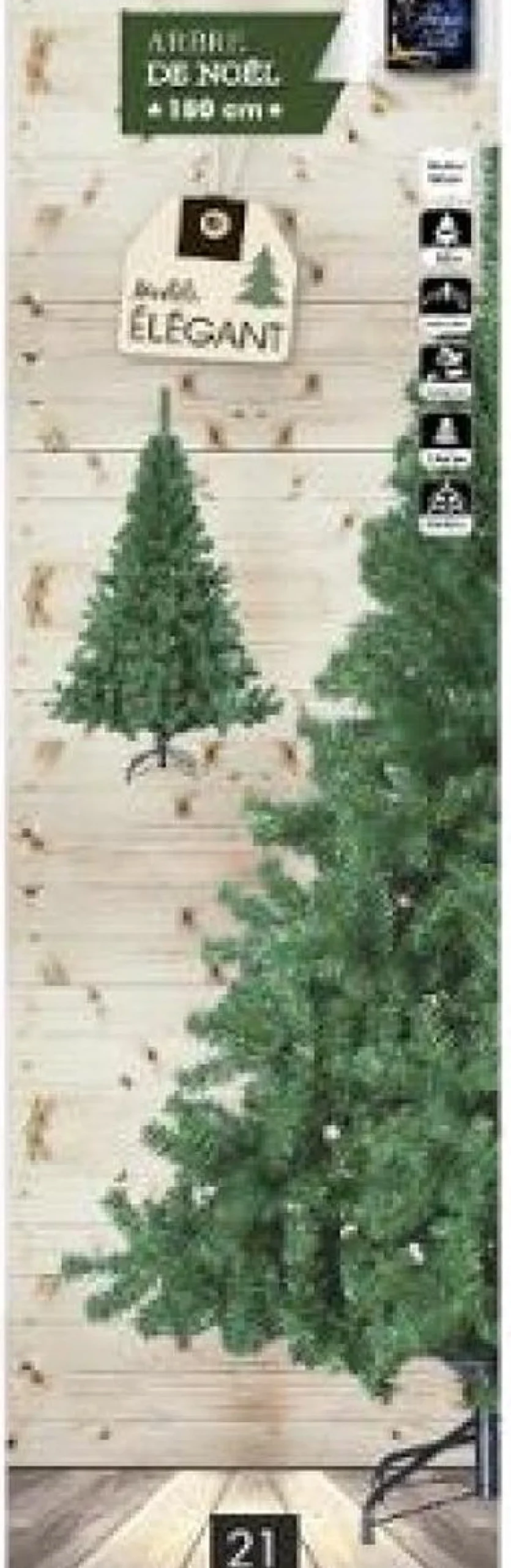Fééric Lights and Christmas® Kunstkerstbomen^Groene Kunstkerstboom 180 Cm X 104 Cm - Kunstboom - Kunststof Kerstboom - Kerstboom - Pvc - Plastic Kerstboom - Kunstboom