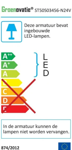 Groenovatie Lichtslangen^ Rgb Led Strip / Neon Flex 24V - 1 Meter - 8 Watt/Meter - Waterdicht Ip65