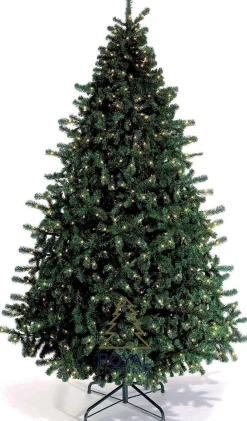 Royal Christmas Kunstkerstbomen^Grote Kunstkerstboom Utah Pvc - Lengte 300 Cm - Met Warm Led Verlichting 800 Lampjes - 3500 Takken