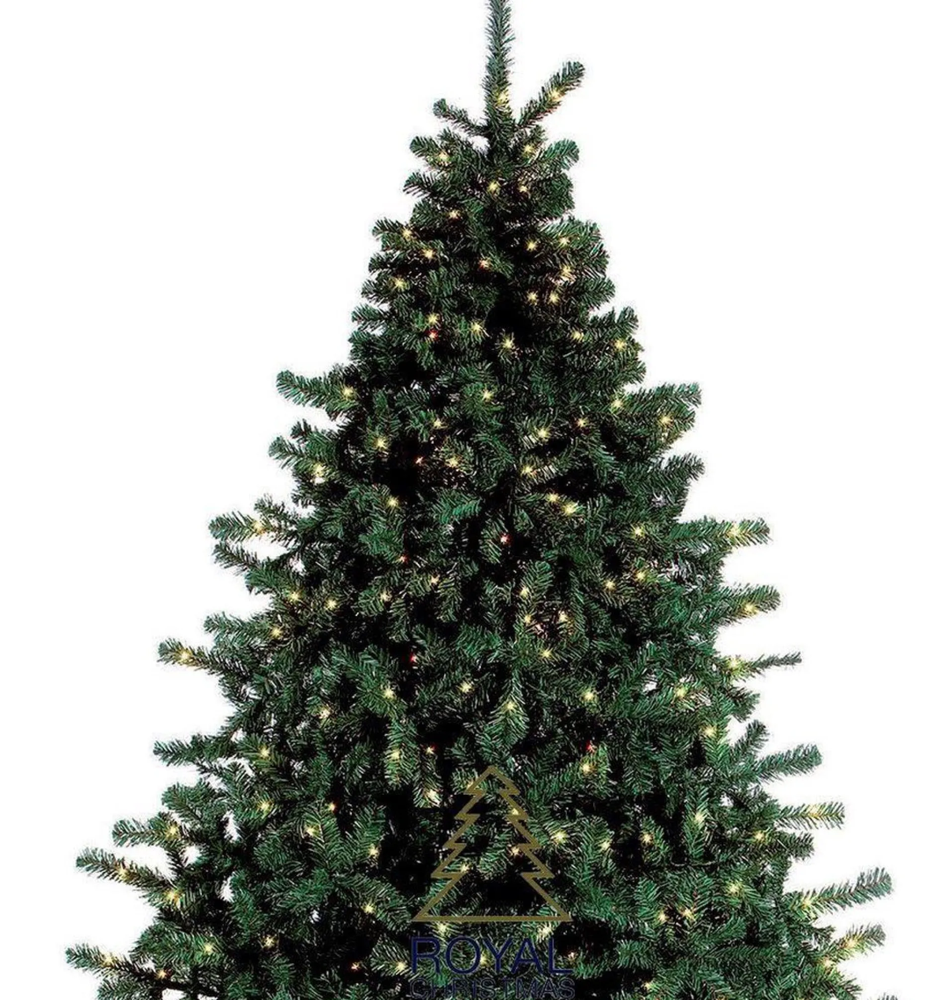Royal Christmas Kunstkerstbomen^Grote Kunstkerstboom Utah Pvc - Lengte 300 Cm - Met Warm Led Verlichting 800 Lampjes - 3500 Takken