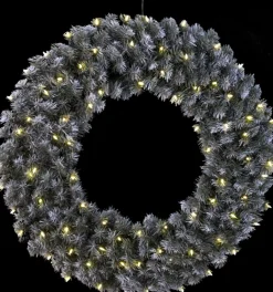 Star Trading Verlichte Kerstfiguren^Grote Verlichte Kerstkrans 
