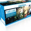 Grundig Kerstboomverlichting^ Kerstverlichting - 140 Led Lampjes - 8 Standen - Met Timer - 1890 Cm- 18.9 Meter - Warm Wit - Cristmas String Light