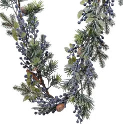 Everlands Guirlande Blauwe Bes H180Cm Groen Discount