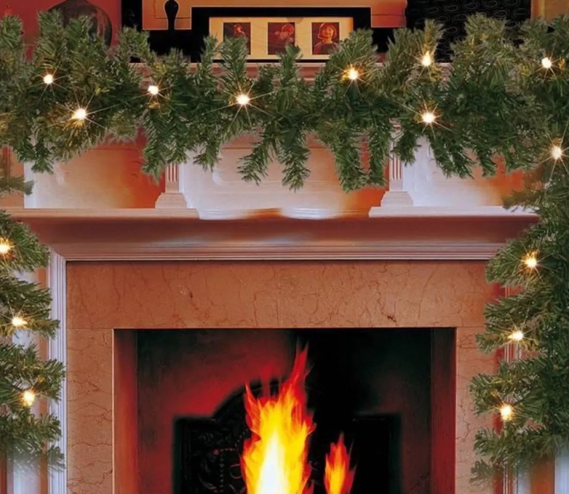 Stuntwinkel.nl Guirlande Kerstslinger - 270 Cm- 35 Lampjes Hot