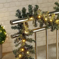 Merkloos Guirlande Met Verlichting - 2.7 Meter - 30 Led's Clearance