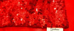 Gustiana Kerstboomstandaarden^® Kerstboomrok - Kerstboomkleed - Kerstcadeau - Met Rode Pailletten O100 Cm