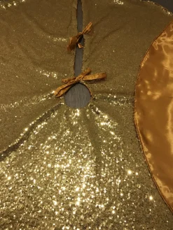 Gustiana Kerstboomstandaarden^® Kerstboomrok - Kerstboomkleed - Kerstcadeau - Met E Pailletten O100 Cm