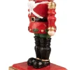 Trendybywave Haak Kerstsok Notenkraker 24 Cm Rood Zwart Kunststof Flash Sale