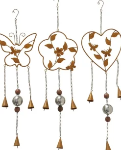 Extra Hanger Guirlande Vlinder Bloem Met Belletjes Set Van 3 Stuks Tuin Of In Huis Hot
