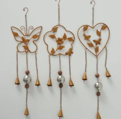 Extra Hanger Guirlande Vlinder Bloem Met Belletjes Set Van 3 Stuks Tuin Of In Huis Hot