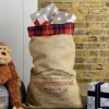 Harrow and Green - Exclusieve Kerstzak 'Baby's First Christmas' 2022 Met Tartan Band - Uniek - Tartan From Scotland Hot