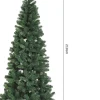 Homcom Kunstkerstbomen^ Kerstboom Kunstkerstboom Dennenboom Met Bessen Metalen Voet Pet 830-183