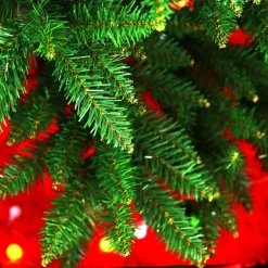 Homcom Kunstkerstbomen^ Kerstboom Kunstkerstboom Dennenboom Met Bessen Metalen Voet Pet 830-183