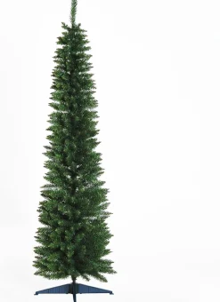 Homcom Kunstkerstbomen^ Kerstboom 390 Takpunten Dennenboom Met Kunststof Standaard 830-182