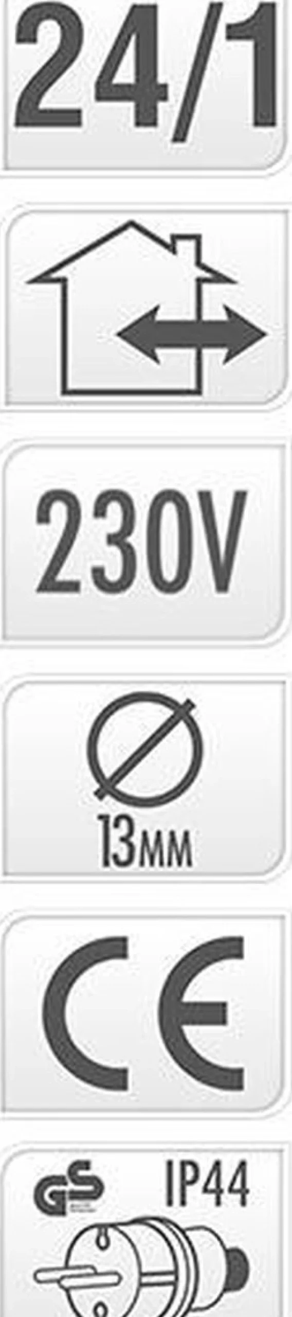 Home u0026 Styling Lichtslangen^Home & Styling Lichtslang Kerstverlichting 1,2 Cm 6 Meter Wit