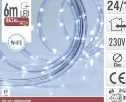 Home u0026 Styling Lichtslangen^Home & Styling Lichtslang Kerstverlichting 1,2 Cm 6 Meter Wit